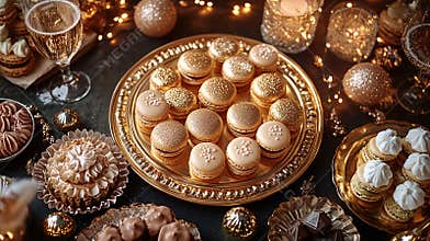 Macarons and Gourmet Desserts for a Festive New Year’s Eve