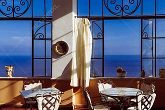 Ultra romantic early evening seascape