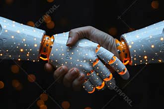Symbolizing human robot collaboration a handshake between human and ai technology for innovation