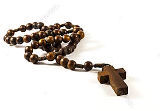 Wood rosary