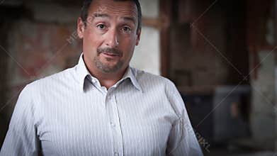 A Pensive Expression Of Face. RAW Video 2