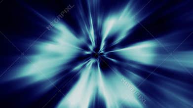 Moving blue lights