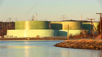 Fuel tanks cape cod power plant
