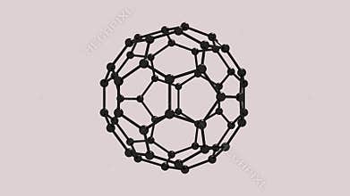Carbon molecule animation