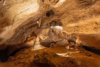 Stone decoration in Koneprusy caves