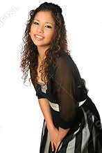 Ethnic teenage in formal dress