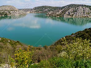 Croatian landscape in Dalmatia