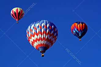 A Trio of Hot Air Balloons