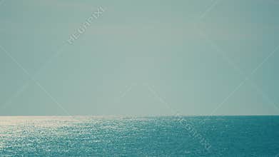 Clear Sea Water Texture. Landscape Of Waves Of Sea In Deepest Part Of Ocean. Blue Ocean.