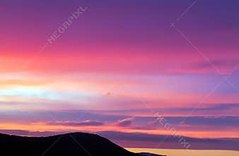 Pink and Purple Clouds