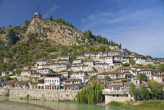 Berat old town in albania