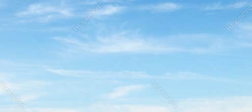 Clouds in the blue sky