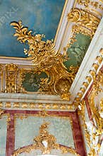 Rundale palace ceiling decor