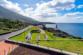 Picnic park next to the windmills with unique characteristics in the Azorean parish of Urzelina.
