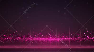 Abstract pink neon light bokeh background, perfect for versatile and creative design applications