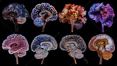 A series of brain images showing the progression of neurodegenerative diseases over time and the potential for early