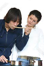 Tasting the cooking