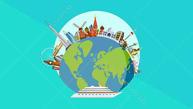 Air and Cruise Travel around the World