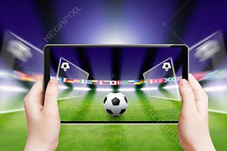 Soccer online, sports game