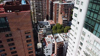 Modern cityscape with skyscrapers, architecture, and buildings. Urban landscape of Argentina s