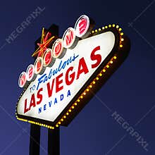 Las Vegas welcome sign.