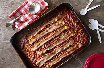 BBQ Barbecue Baked Beans Summer Potluck Gathering