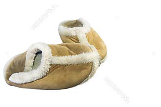Old fluffy slippers