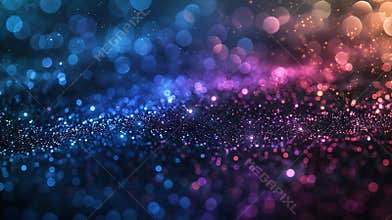 Generative AI Black dark violet blue petrol teal jade green abstract background Color gradient ombre blur Rough gr