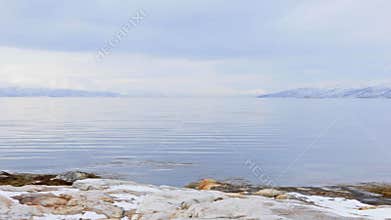 The View From Alta Across Altafjord on a Winter Morning