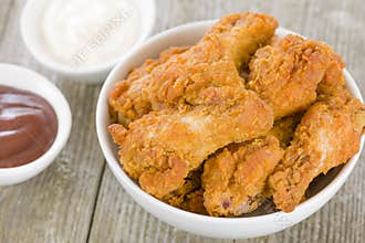 Fried Hot Chicken Wings
