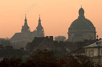 Lviv at sunrise