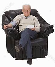 Checking the blood pressure