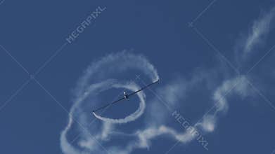Extreme Aerobatics Routine Swift S-1 Aerobatic Glider in Blue Sky