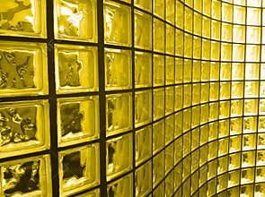 Yellow Glass Block