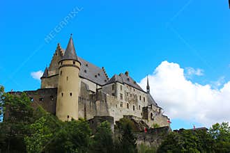 Vianden Castle , Luxembourg