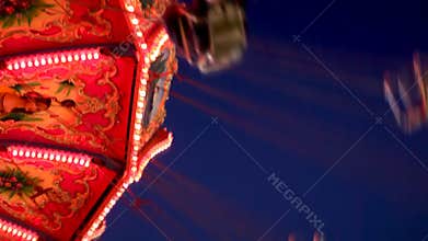 Carnival Swing Ride at Fair