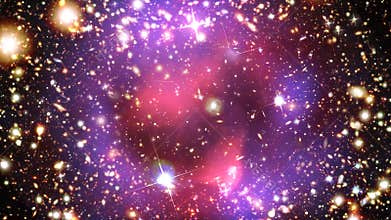 Galaxies & Stars in Space (Deep Field View)