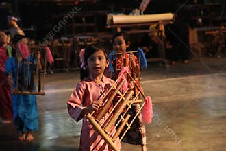 Angklung Ujo Pack music school in Bandung
