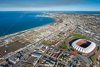Aerial of Port Elizabeth South Africa