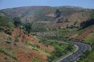 Landscapes between Bandung and Kroya