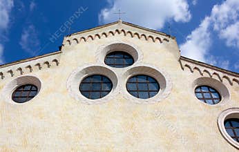 Facade of the Duomo in Spilimbergo