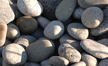 Weathered Granite River Rocks