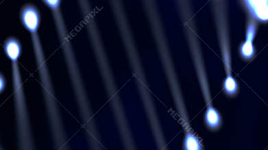 DNA Molecule Animation. Zoom. HD