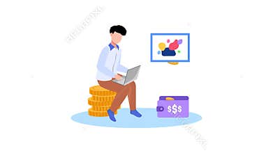 NFT exchange Animated Video