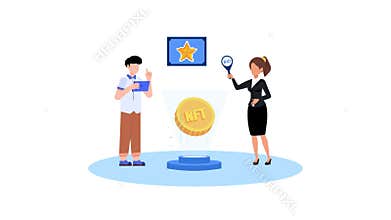 Purchasing nft art Animated Video