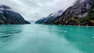 Turquoise Waters of Endicott Arm, Southeast Alaska