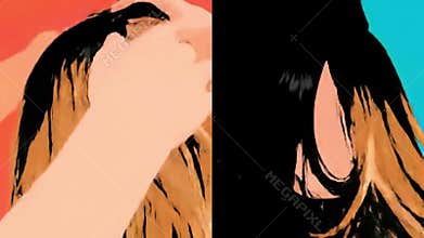 Hair Transformation - From Long to Short Bob with Bangs, a Stylish Change