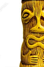 Tiki Man Ceramic Sculpture