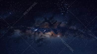 Expansive Milky Way Starfield Shimmering Under a Clear Night Sky
