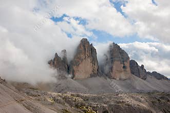 Tre Cime di Lavaredo - the three peaks of Lavaredo